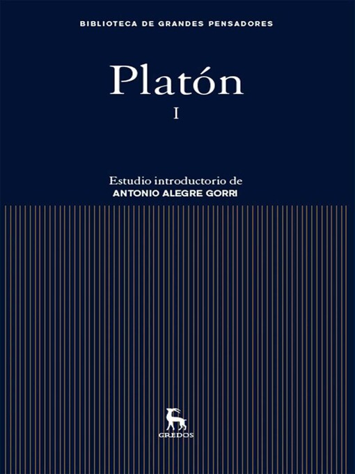 Title details for Platón I by Platón - Available